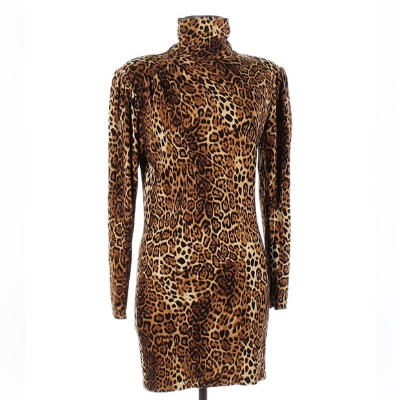 Ronny Kobo Leopard Adina Dress N159-27 - Picture 2 of 10